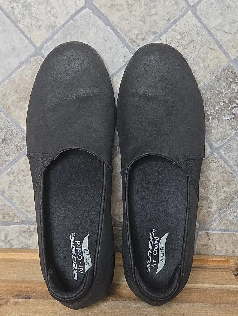 Skechers Arch Fit Uplift Splendid Loafer Slip On Flat Walking Shoes Sz. 10 M